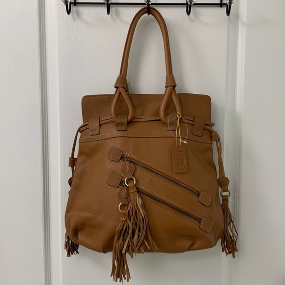 Tan / Light Brown Leather Bag - Picture 1 of 16
